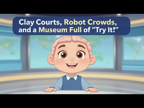 Clay Courts, Robot Crowds, and a Museum Full of “Try It!”