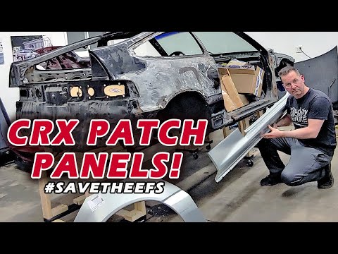 Honda CRX Quarter & Rocker Panel Replacement Begins- WECARS247