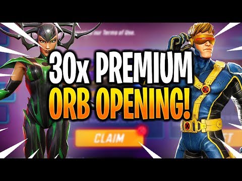 *NEW* 30x PREMIUM ORB OPENING! - MARVEL Strike Force - MSF