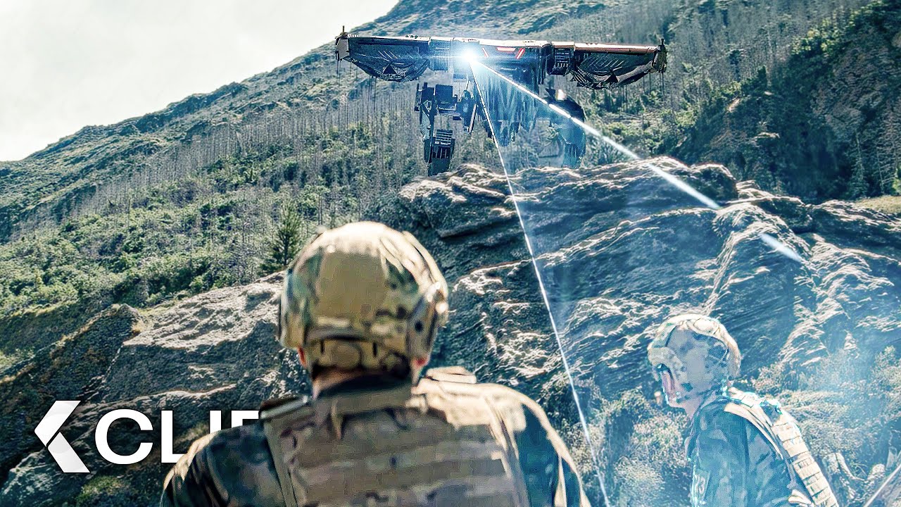 Alien Mech Scans It's Prey Scene - WAR MACHINE (2026) Alan Ritchson