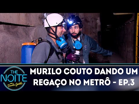 Murilo Couto dando um regaço no metrô - Ep.3 | The Noite (15/10/18)
