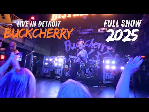 Buckcherry Live in Detroit at The District 142, Full Show 2025  #concert #livemusic #rock
