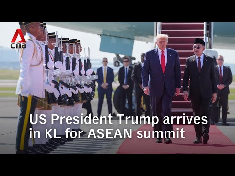 Donald Trump arrives in KL, Malaysia for ASEAN summit, dances on tarmac at welcome ceremony