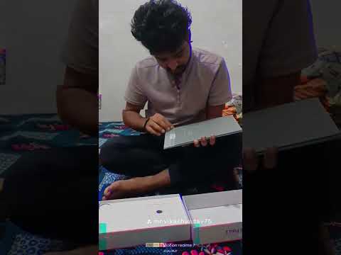 Realme Pad 2 tablet khusi dekho give way me mila #realmepadmini #realmepad #realmeindia #accessories