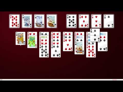Solution to freecell game #16407 in HD - YouTube