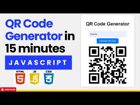 Qr Code Generator Using Javascript Hindi Js Project Ideas For Beginners Html Css Javascript