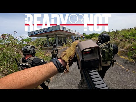 US Army Rangers Try Real Life SWAT Simulator - Ready Or Not Airsoft!