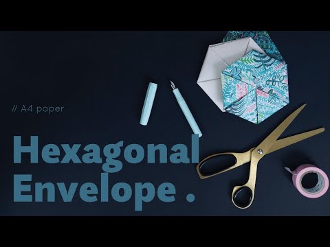 ORIGAMI HEXAGONAL ENVELOPE