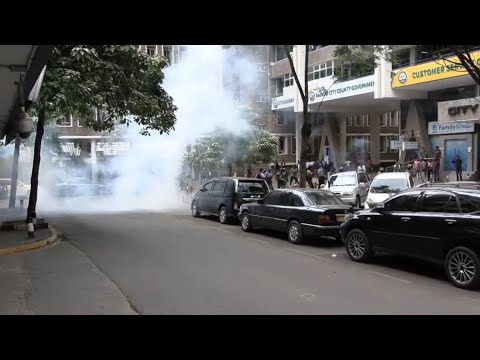 Tear gas fired as hundreds in Kenya continue protest against tax hikes | AFP