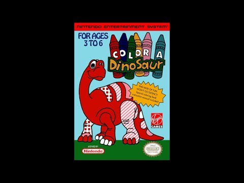 Color a Dinosaur [Nes][CompleteTheGame]