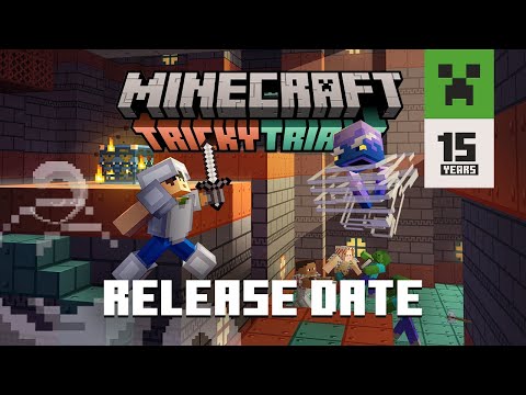 TRICKY TRIALS RELEASE DATE AND MORE | MINECRAFT MONTHLY