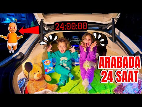 24 SAAT YENİ ARABA’DA KALDIK KUZEY ELİF !! BABAM BİZİ ÇOK KORKUTTU !! دي دي ميدو - لولو | قناة وناسة