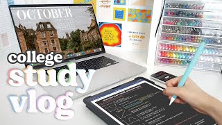 College Study Vlog 🏛