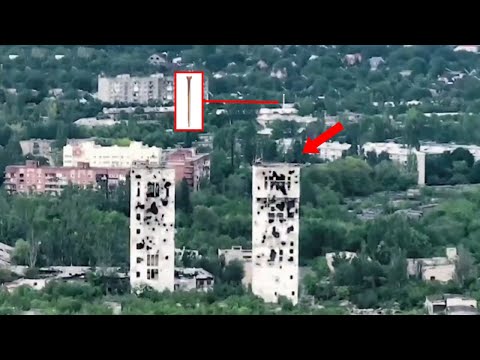 GMLRS Rocket Target Radar Equipment On Top Of High Rise Building