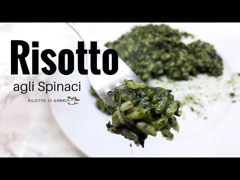 RISOTTO VERDE AGLI SPINACI - RICETTE DI GABRI Kitchen Brasita