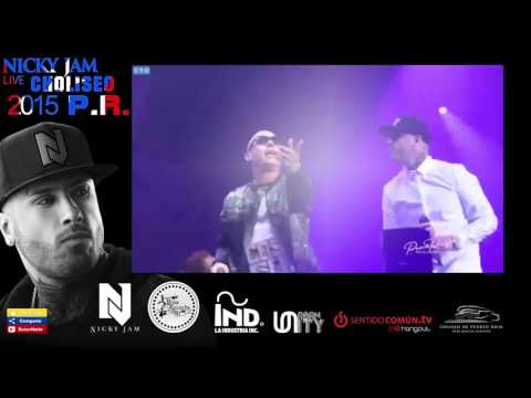 Te Busco - Cosculluela Ft  Nicky Jam "Dimelo Papi" | Choliseo P.R. 2015