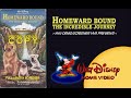 Opening To Homeward Bound The Incredible Journey 1993 Demo Screener VHS