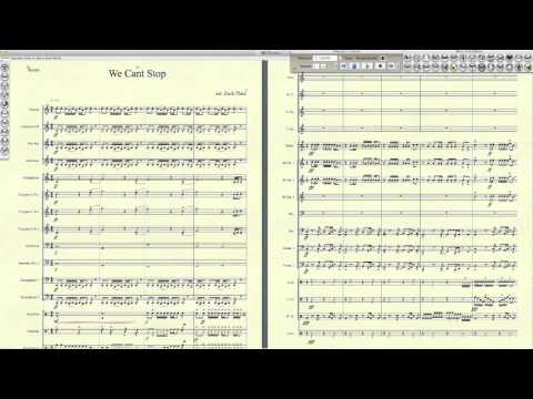 We Can't Stop - Marching Band Arrangement