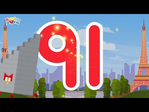 Numberblocks Magic Run 91 - Numberblocks 91 Adventure | Number Explore