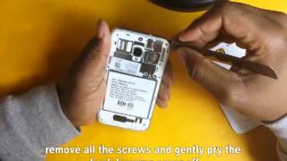 Alcatel One Touch Fierce Repair - Back Housing Removal