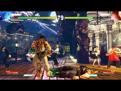 SFV~ Charlie (CaptainCasual) vs  Ryu (Donsanity)  HD  H264 1080P