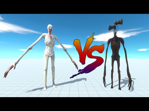 SCP-096 vs SIREN HEAD - Animal Revolt Battle Simulator