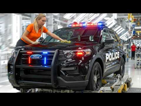Thumbnail for Secret Ford Police Interceptor Utility Assembly line – How Ford Explorer is modified into Patrol SUV by United States, Ford EXP, SUV, Car, Vehicle, Ford EX