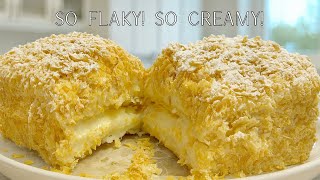 Flaky & Creamy❗Easy Puff Pastry Dessert Recipe❗Melt In Your Mouth