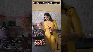 &quot;Best trick to make colourful no oil spill diya.&quot; 🤯😲🤪 #relatable #trending #shorts