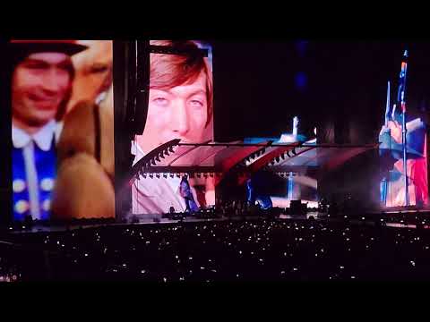 The Rolling Stones Street Fighting Man w Charlie Watts Tribute Live 4K - Allegiant Stadium Las Vegas