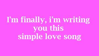 Simple love song by Anuhea (Lyrics)