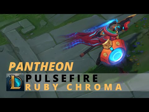 Pulsefire Pantheon Ruby Chroma - League Of Legends