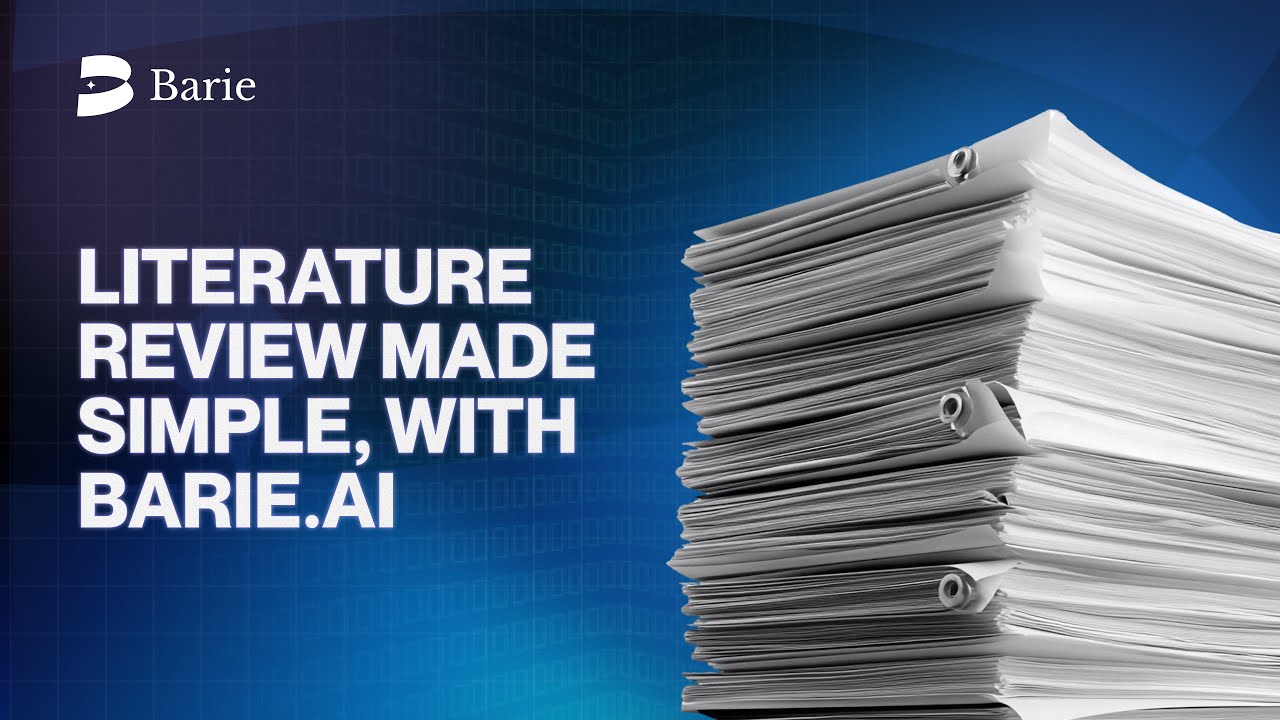 Literature Review Made Simple with Barie.ai