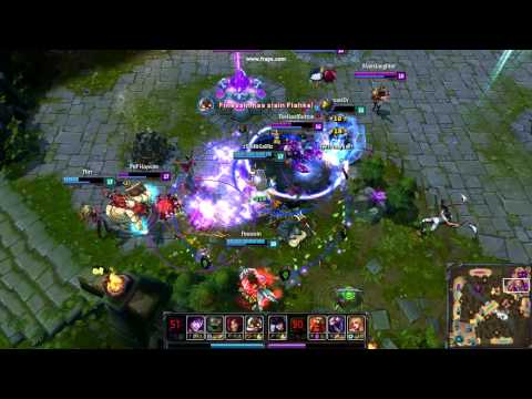 Maokai Jungle Tank while Corki gets Penta