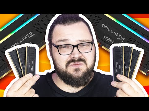 Is Fast RAM Pointless For Gaming?! | Crucial Ballistix MAX RGB RAM Review