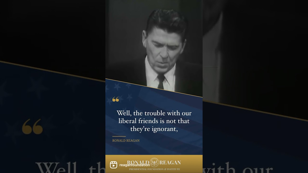 The Trouble With Our Liberal Friends: A Time For Choosing 10/27/1964
