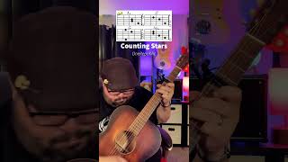 Counting Stars by OneRepublic Guitar Tutorial! #shorts #youtubeshorts #guitar #music #guitarra #love