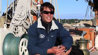 preview picture of video 'Sailing the schooner Mariette'