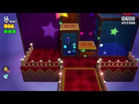 Super Mario 3D World (Switch) 1-5 100% Speedrun - Time: 59 (TWR)