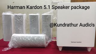Harman Kardon 5.1 Speaker Package HKTS 30 BQ @kundrathuraudios#harmankardon #harman #musicsys
