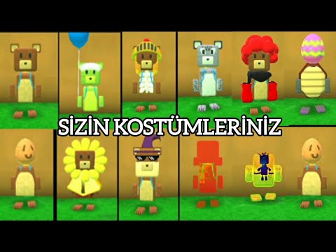 SİZİN KOSTÜMLERİNİZİ PUANLADIM|Super bear adventure 1.bölüm