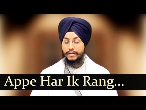 Appe Har Ik Rang Hai (Bhai Amarjit Singh ( PTL. Wale )