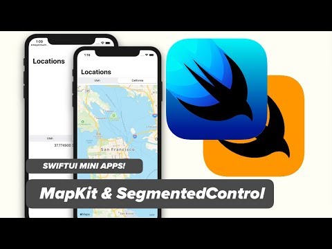 SwiftUI with UIKit - Switch between locations with MapKit and SegmentedControl