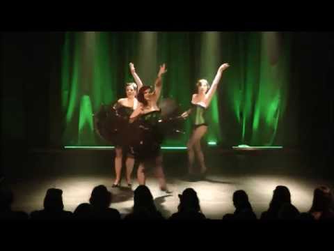 The Bombshells Tease Trio perform Tequila Sunset burlesque routine
