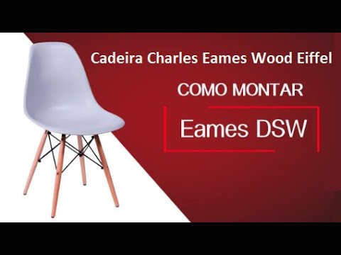 Cadeira Charles Eames Wood Eiffel