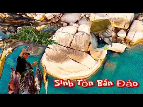 Sinh Tồn Trên Đảo Trong Đêm Bão , 24h Trên biển Mũi Dinh -HieuTV