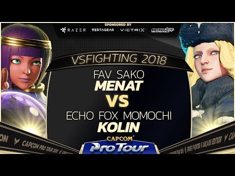 FAV Sako (Menat) vs Echo Fox Momochi (Kolin) - VSFighting 2018 - Pools - SFV - CPT 2018