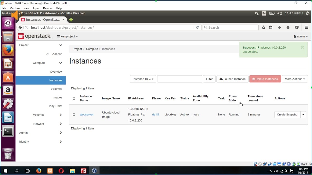 Openstack: How to use ssh keypairs in openstack instance