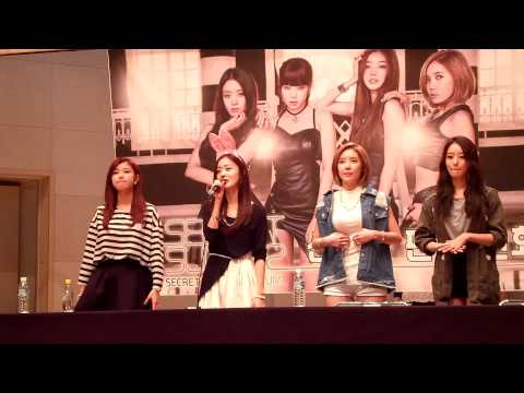 140906 Secret Yongsan(Mokdong) Fansign Event Ending 시크릿 용산(목동)싸인회 엔딩