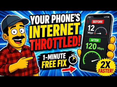 Your Phone's Internet Is Secretly Throttled — This 1-Minute Free Fix Doubles Your Speed